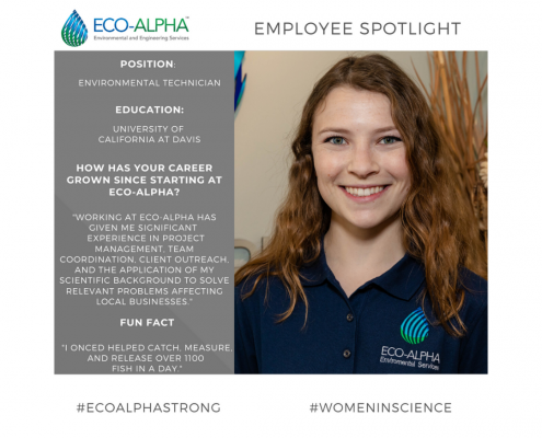 Eco-Alpha Employee Spotlight: Laura Vary, Environmental Technician